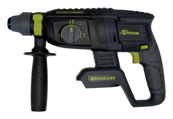 Перфоратор акумуляторний зі змінним патроном Titan PRH2621FRB-CORE SET2 Brushless, фото 1