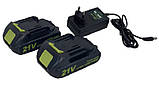 Перфоратор акумуляторний Titan PRH2621B-CORE SET1 Brushless, фото 3