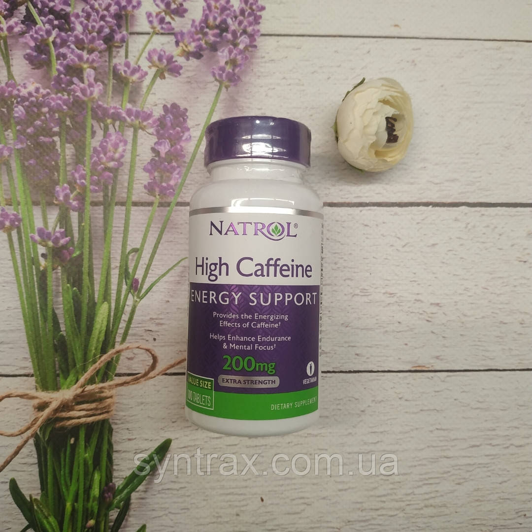 Natrol High Caffeine 100 tab 200 mg