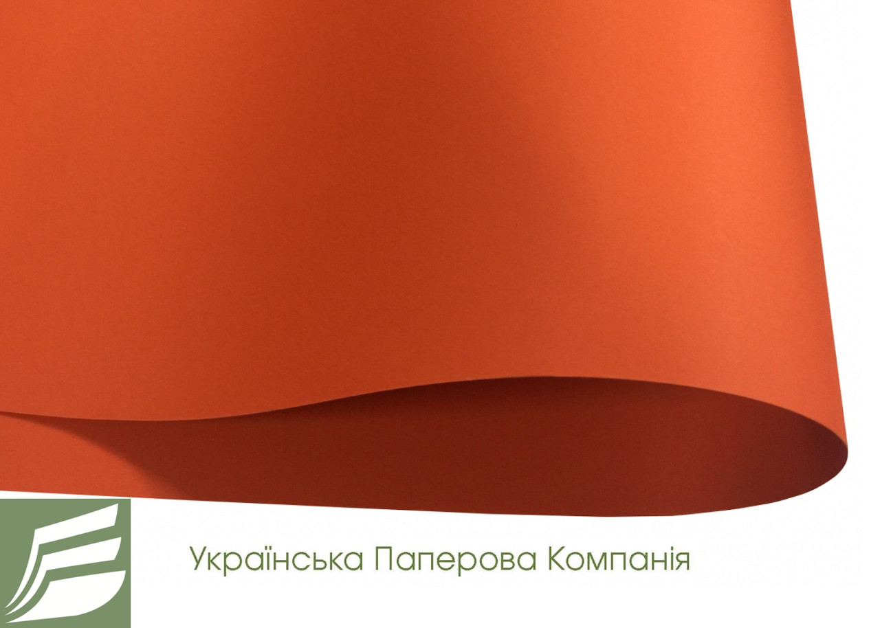 Дизайнерський картон Creative board, матовий помаранчевий, 270 гр/м2
