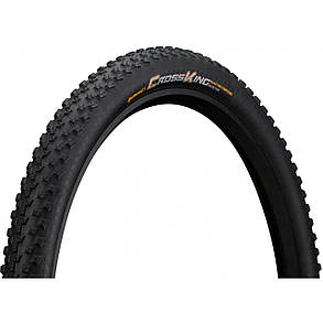 Покришка безкамерна Continental Cross King ShieldWall 27.5" | 27.5 x 2.80 чорна, складана skin, фото 1