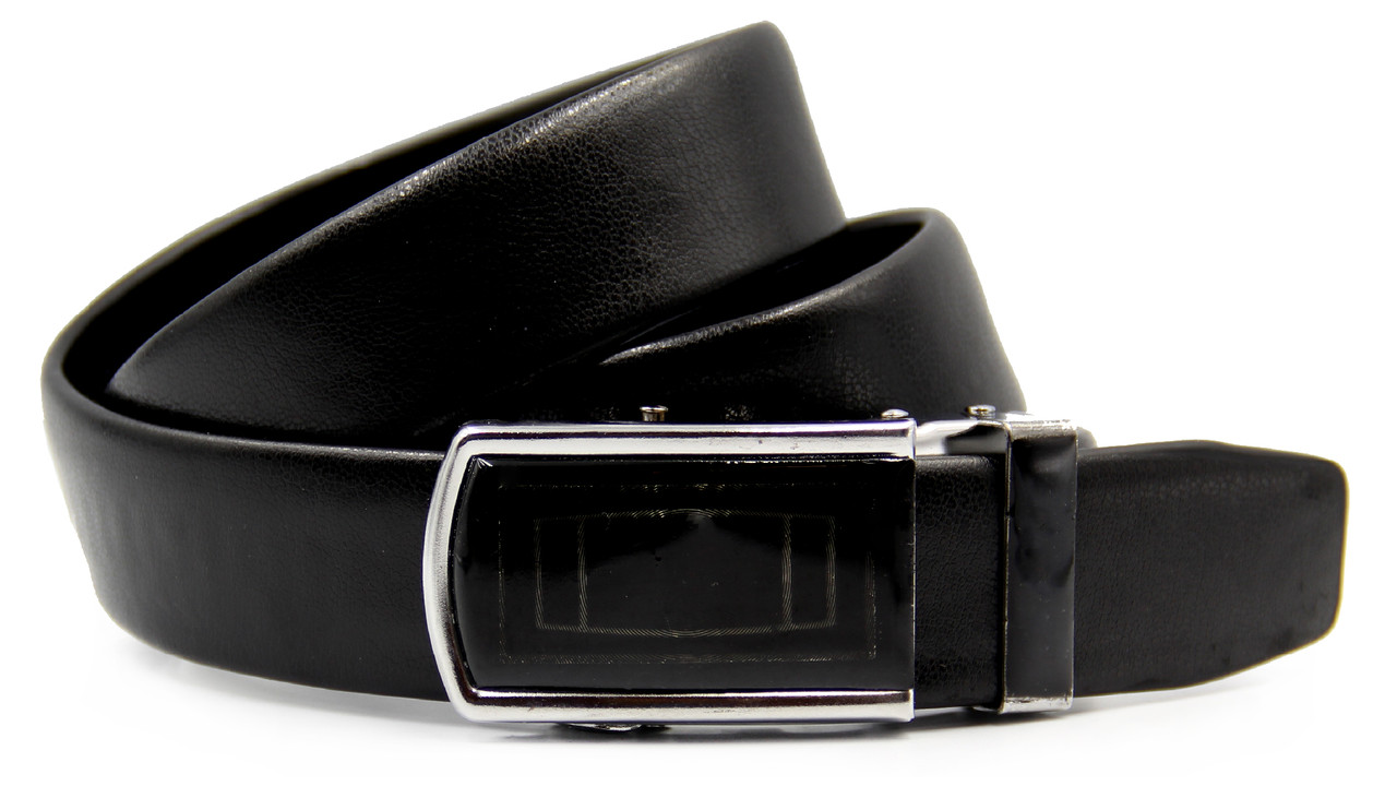 Класичний чоловічий ремінь пряжка автомат, фото 1