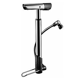 Насос велосипедний Bizman Horizons Apogee Lite / міні-напольний / 120psi / срібло