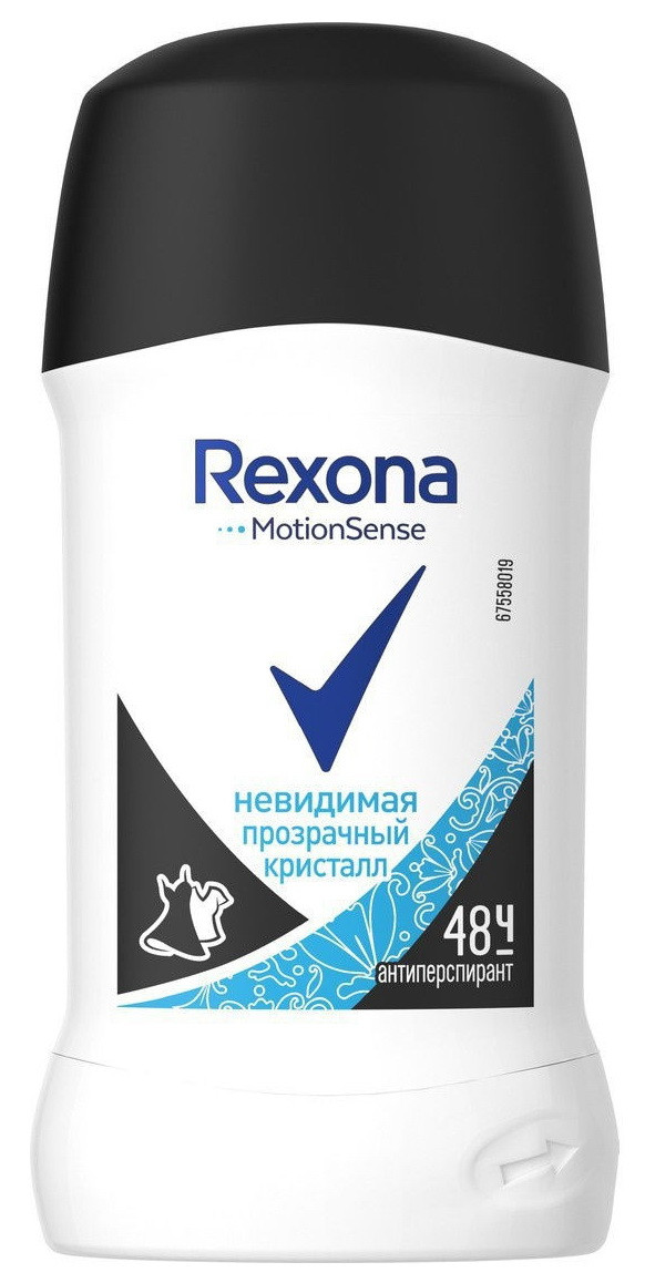 Дезодорант Rexona стік Невидима Кристал, фото 1