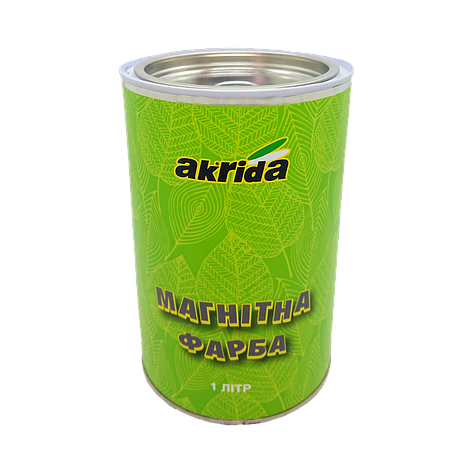 Магнітна фарба Akrida, 1 л на 2 м2.м., фото 1