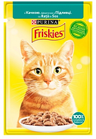 Вологий корм для котів Friskies (Фрискис) пауч шматочки в підливі з качкою, 85 г