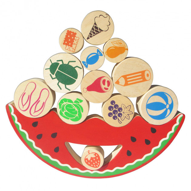 Розвивальна гра  для комплексного розвитку.Балансир "Кавун-Ненажера"