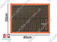 Перфорированный силиконовый коврик для выпечки эклер 40*30 см