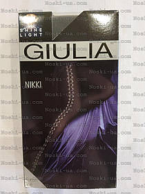 Колготки жіночі Giulia, 150ден,р.4, чорні з люрексом