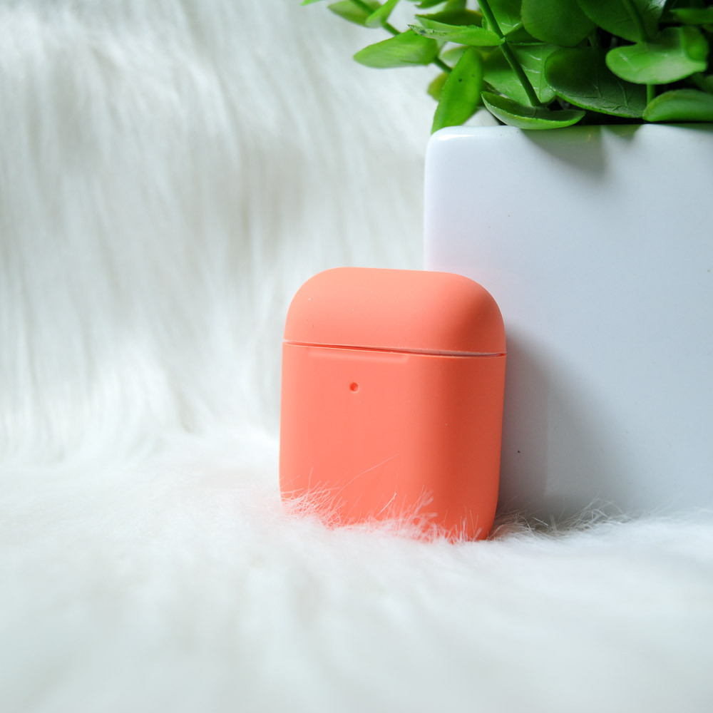 Силіконовий чохол AirPods 1/2 червоний