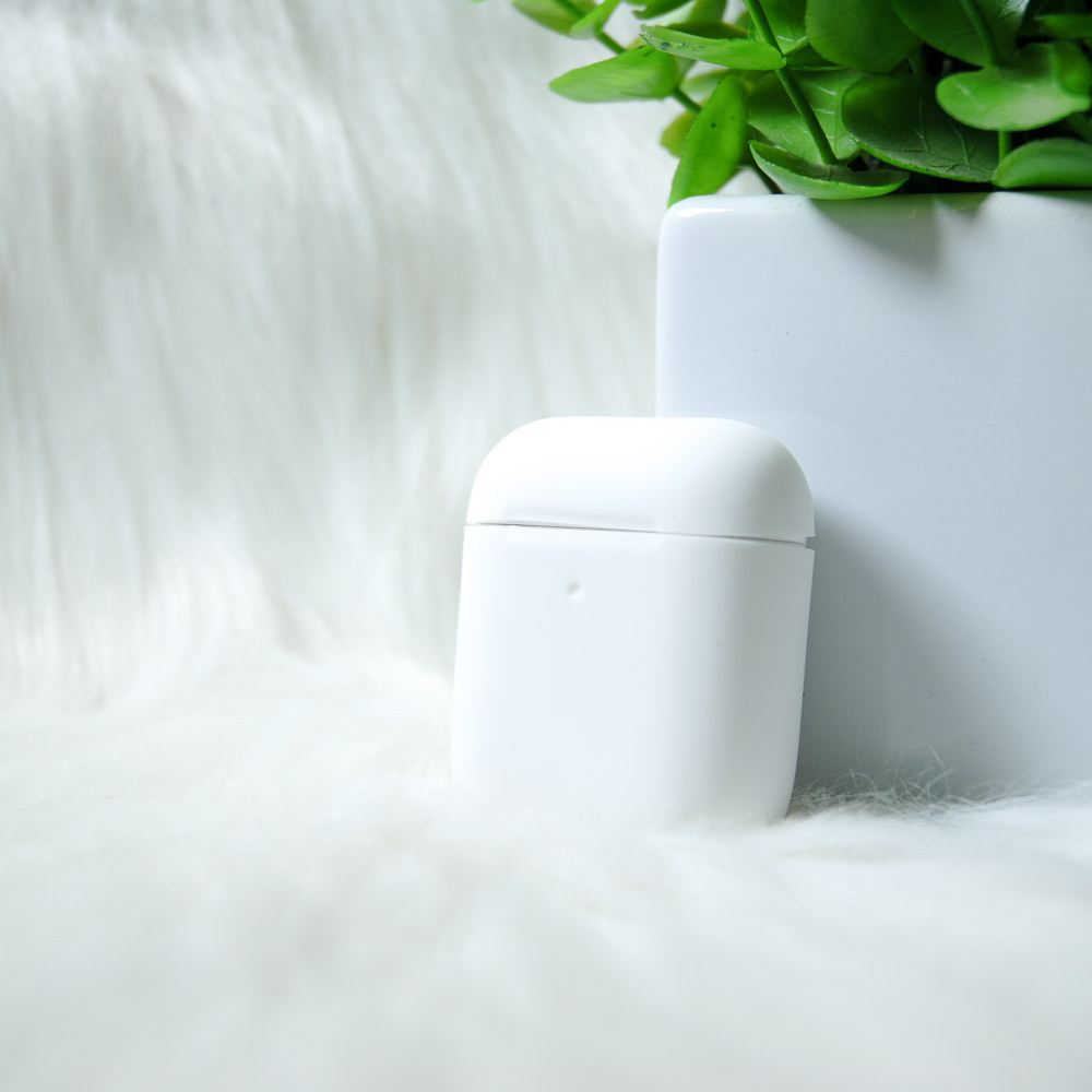 Силіконовий чохол AirPods 1/2 білий, фото 1
