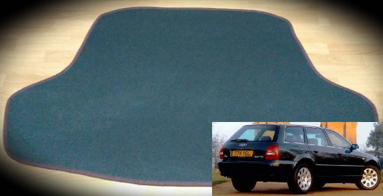 Ворсовий килимок багажника Audi A4 (B5) Avant '96-01, фото 1