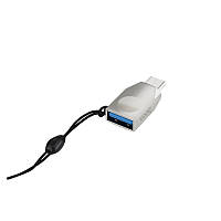 Переходник Hoco UA9 Type-C to USB - White