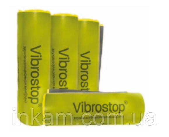 Звукоізоляційна мембрана Vibrostop Вібростоп 5мм, 1,2х12,5м (рулон 15м.кв.)