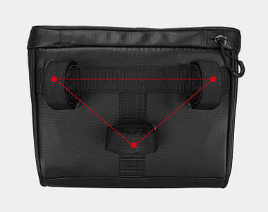 Велосумка на кермо під смартфон Sahoo Essentials 112049 2 л Black, фото 6