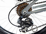 Спортивний велосипед 26 дюймів 18 рама Azimut Scorpion синьо-чорний + подарунок. Гірський велосипед " азимут., фото 8