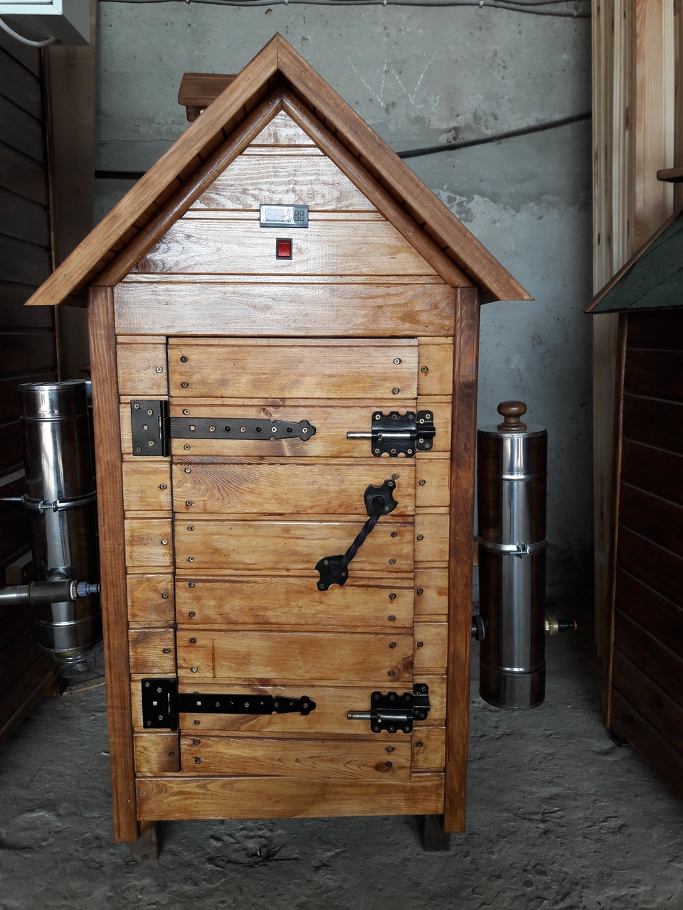 Коптильня для холодного та гарячого копчення 2 в 1 на 10 кг, фото 1