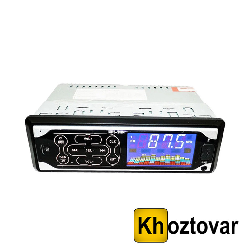 Автомагнітола із сенсорним дисплеєм MP3 3884 ISO 1DIN, фото 1