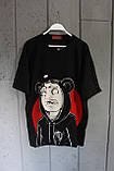 Жіноча футболка унісекс крутий принт бавовна чорний Київ, фото 2