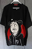 Жіноча футболка унісекс крутий принт бавовна чорний Київ, фото 3