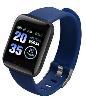 Розумний фітнес-браслет Smart Band 116 Plus Blue, фото 2