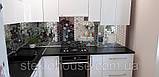 Дзеркальна мозаїка Соти для кухні, для ванної, для оздоблення душової кабіни 303х304 мм, фото 9