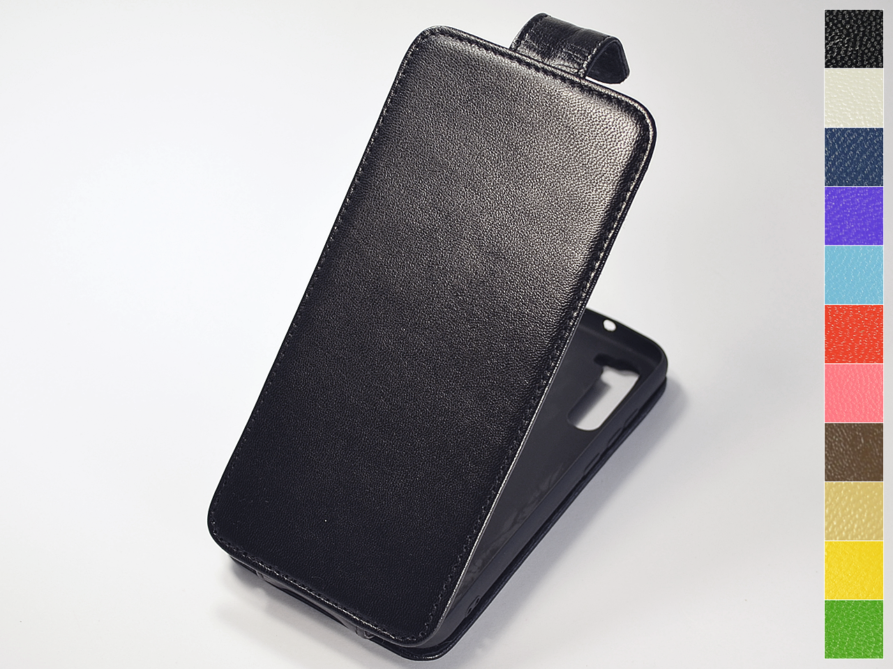 Відкидний чохол з натуральної шкіри для Xiaomi Redmi Note 8T