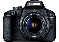 Canon EOS 4000D + об'єктив 18-55 DC III Black (3011C004)