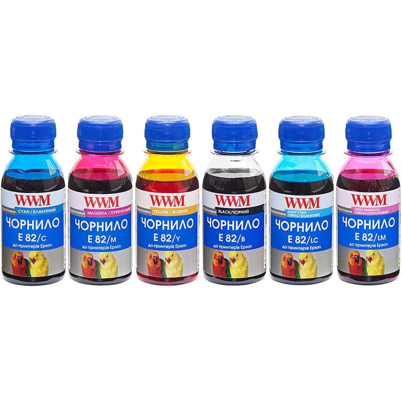 Комплект чорнила WWM EPSON Stylus Photo P50/R270/290/RX615/T50/TX650 B/C/M/Y/L/LM (E82SET-2) 6*100г