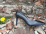 Жіночі туфлі на підборах чорні 40 ESMARA ®, фото 6