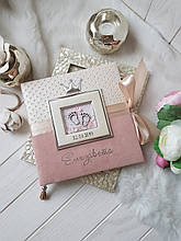 Дитячий іменний фотоальбом для новонародженої дівчинки (Бебібук до 6 років)