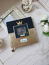 Дитячий іменний фотоальбом для новонародженого хлопчика (Бебібук до 6 років)