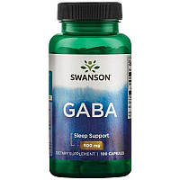 GABA 500 mg Swanson, 100 капсул