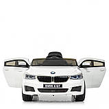Дитячий електромобіль BMW (2 акумулятори, MP3, SD, USB) Bambi JJ2164EBLR-1 Білий, фото 3