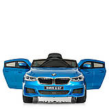 Дитячий електромобіль BMW (2 акумулятори, MP3, SD, USB) Bambi JJ2164EBLRS-4 Синій, фото 3