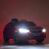 Дитячий електромобіль BMW (2 акумулятори, MP3, SD, USB) Bambi JJ2164EBLRS-4 Синій, фото 8