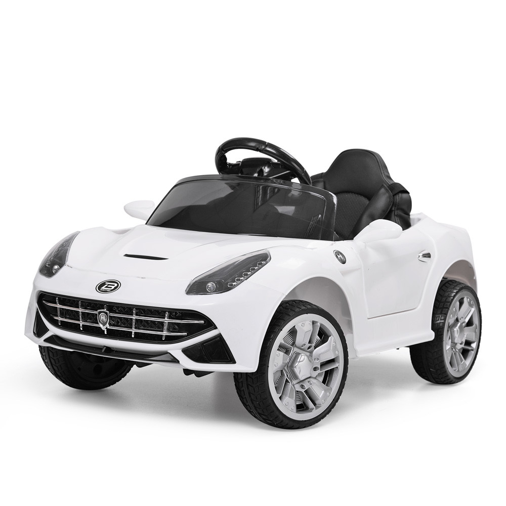 Дитячий електромобіль Porsche (2мотора 25W, 2 акумулятори, МР3, USB) Bambi M 3176EBLR-1 Білий