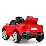 Дитячий електромобіль Porsche (2мотори 25W, 2 акумулятори, МР3, USB) Bambi M 3176EBLR-3 Червоний, фото 6