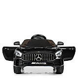 Дитячий електромобіль Mercedes (2 мотори по 20W, 2 акумулятори, MP3, USB, автофарбування) Bambi M 4105EBLRS-2 Чорний, фото 3
