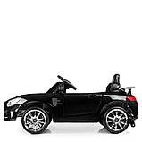 Дитячий електромобіль Mercedes (2 мотори по 20W, 2 акумулятори, MP3, USB, автофарбування) Bambi M 4105EBLRS-2 Чорний, фото 6
