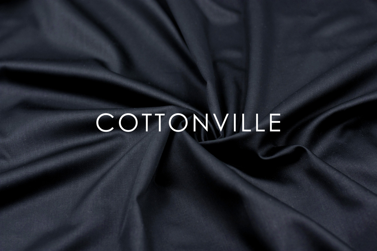 Сатин 240 см Глибокий синій 100% бавовна преміум