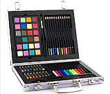 Набір для малювання WORISON в алюмінієвому кейсі 70 предметів, фото 7