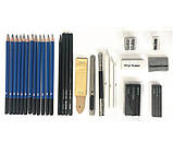 Професійний набір для малювання ескізів (33 предмета), фото 2