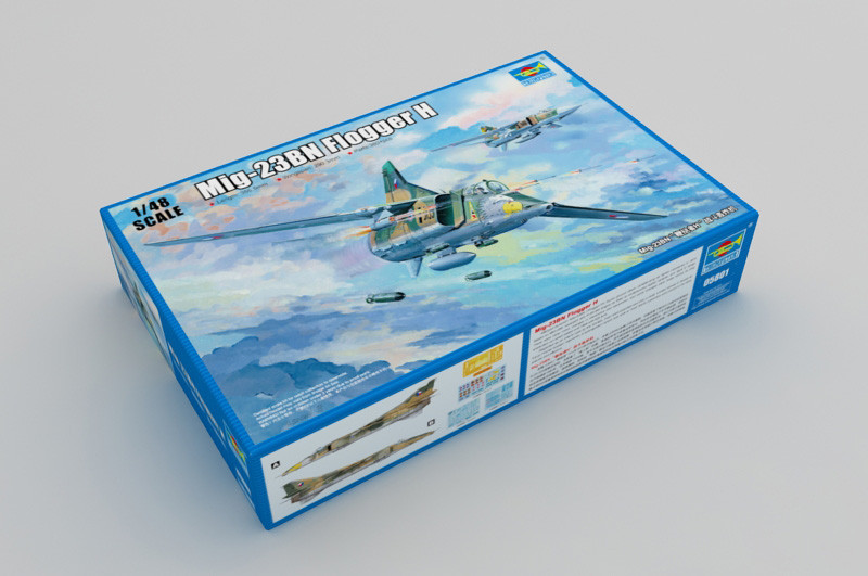Міг-23БН «Флоггер-Н». Збірна модель літака в масштабі 1/48. TRUMPETER 05801