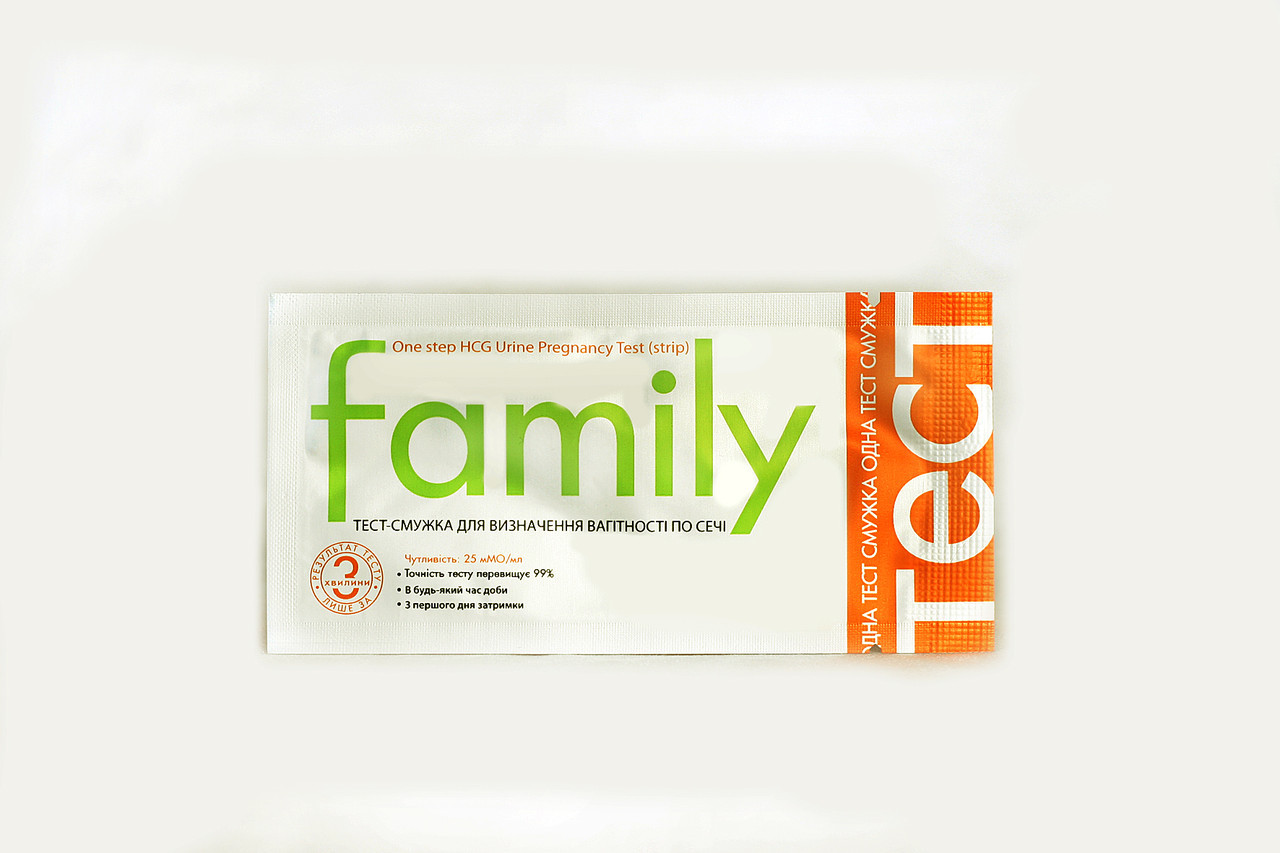 Тест-смужка для визначення вагітності Family