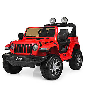 Дитячий електромобіль Jeep (4 мотори по 35W, MP3, USB, FM) Джип Bambi M 4176EBLR-3 Червоний