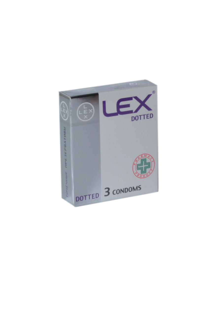 Презервативи LEX Dotted із крапковою структурою №3