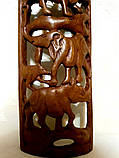 Різьблена тривимірна дерев'яна картина / панно, фото 3