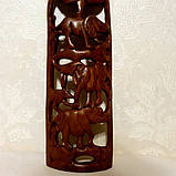 Різьблена тривимірна дерев'яна картина / панно, фото 2