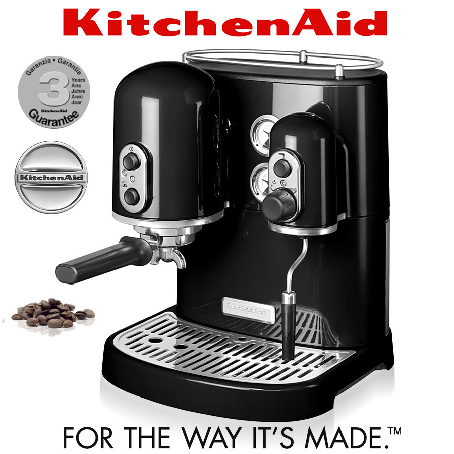 Кофемашина KitchenAid Artisan Espresso 5KES2102EOB, чорна, фото 1